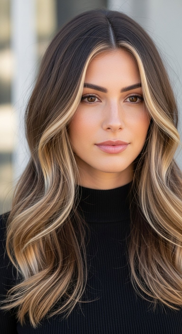 32 Sunkissed Brunette Hair Ideas with Soft, Natural Highlights