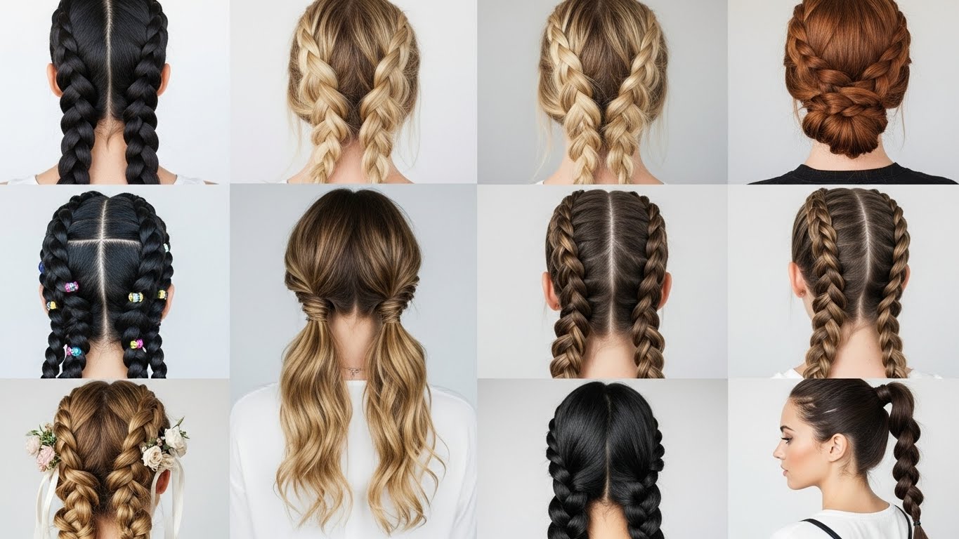 Double Braided Hairstyles